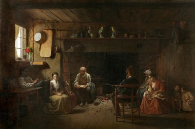 Sunday Morning by Eastman Johnson